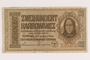 Occupation currency note, 200 Karbowanez, issued by Nazi Germany in eastern Poland