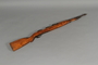 Mauser K98k bolt action rifle with a missing bolt used in eastern Poland