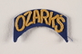 US Army 102nd Infantry Division arched Ozark's patch worn by a soldier