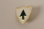 Set of US Army 26th Infantry Regiment lapel pins acquired by US soldier