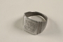 Aluminum ring with a letter and prisoner number owned by John Bolé