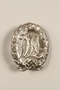 DRL Sport Badge, silver grade with swastika, owned by German Jewish refugee