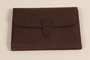 Brown leather document wallet used by German Jewish US soldier