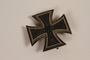 Iron Cross, 1st class, medal from WWII acquired by a Jewish German emigre and US soldier