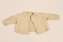 Infant’s wool knit sweater with white buttons made for a baby by his mother while in hiding