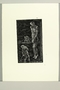 Richard Grune lithograph with an image of a child looking at a hanging victim