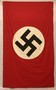 Large Nazi banner with swastika acquired by an American soldier
