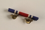 Two place service distinction ribbon bar awarded to a Jewish medical officer, 2nd Polish Corps