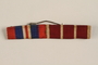 Ribbon bar with British War Medal 1939-1945 and Polish Army Medal for War 1939-1945 awarded to a Jewish medical officer, 2nd Polish Corps