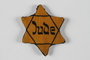 Star of David badge with Jude given to a US liberator by an inmate