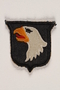 US Army 101st Airborne Division shoulder sleeve patch with a bald eagle head