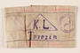 Armband from Terezin ghetto-labor camp