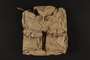 Khaki canvas knapsack brought to the US by a German Jewish refugee