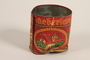 Haeberlein-Metzger almond lebkuchen red lidded tin brought to the US by a German Jewish refugee