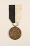 City of Ghent Commemorative Medal 1940-1945 medal with ribbon awarded to a Belgian resistance fighter