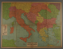 Map of Italy and Southeast Europe owned by a Dutch Jewish boy while living in hiding
