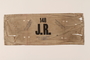 Joodsche Raad armband worn by a German Jewish aide in a transit camp