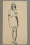 Drawing by Alexander Bogen of a girl wearing a six-pointed star