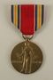 World War II Victory Medal, ribbon and presentation box owned by a US soldier
