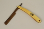 Straight razor used in a concentration camp