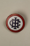 Pin with an IHC monogram owned by a German Jewish businessman in Shanghai