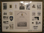 Framed certificate and pictures of J. George Mitnick in uniform
