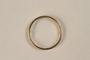 Engraved gold wedding ring acquired by an inmate while in Kaufering concentration camp