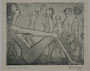 Plate 19, Herbert Sandberg series, Der Weg: a parade of nudes of different types