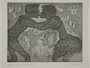 Plate 20, Herbert Sandberg series, Der Weg: young man and woman kissing