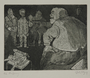 Plate 40, Herbert Sandberg series, Der Weg: a young man being interrogated by Nazi Stormtroopers