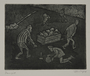 Plate 45, Herbert Sandberg series, Der Weg: uniformed inmates carrying rocks