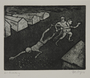 Plate 49, Herbert Sandberg series, Der Weg: two guards drag an emaciated prisoner