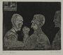 Plate 57, Herbert Sandberg series, Der Weg: three prisoners deep in conversation