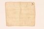 Offwhite handkerchief with a blue embroidered monogram carried by a Kindertransport refugee