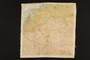 Two-sided silk escape map of Western Europe acquired by German Jewish US soldier