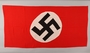 Unused Nazi banner with a swastika found by a US soldier