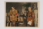 Cigarette card depicting Hitler addressing the German Congress