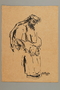 Drawing by Alexander Bogen of a woman and a bearded man