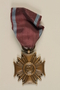 Bronze Krzyz Zaslugi [Cross of Merit] awarded to a Polish midwife for postwar service