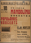 Text only poster for a musical performance in prewar Riga