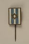 Star of David stickpin worn postwar by a former concentration camp inmate and refugee aid worker