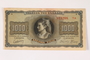 German issued Greek currency, 1,000 Drachmai note