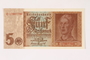 German Reichsbank, 5 Reichsmark note