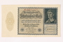Weimar Germany Reichsbanknote, 10000 mark