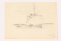 Child's drawing of a large ocean liner by a German Jewish refugee