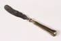 Henckels table knife with a scalloped edge brought with German Jewish prewar refugee