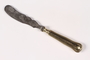 Henckels table knife with a scalloped edge brought with German Jewish prewar refugee