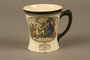 William Adams & Sons porcelain mug with a scene of Oliver Twist meeting Fagin