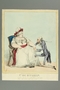 Print of a very thin Jew wooing a very fat lady