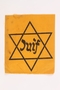 Unused Star of David badge with Juif acquired by a Jewish chaplain, US Army